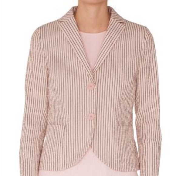 AKRIS PUNTO Seersucker Blazer, Pants and top - Picture 2 of 16